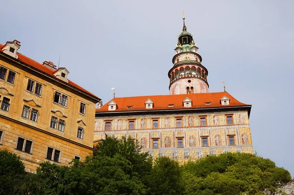 Castelo Cesky Krumlov Romântico República Checa — Fotografia de Stock