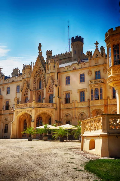 Castello Lednice Estate Dalla Repubblica Ceca — Foto Stock