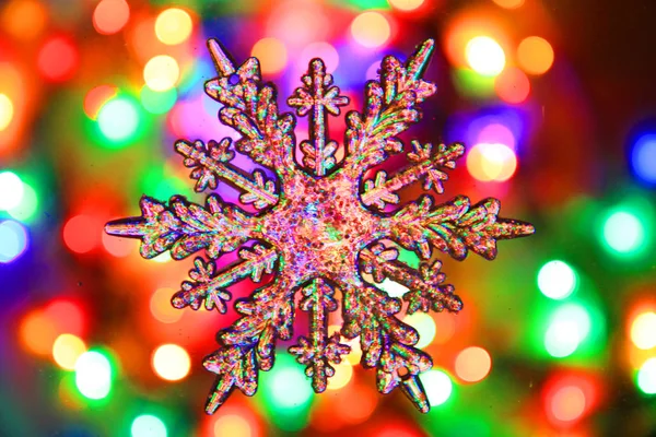 Kolor Christmas Lights Tekstury Jako Bardzo Ładne Tło — Zdjęcie stockowe