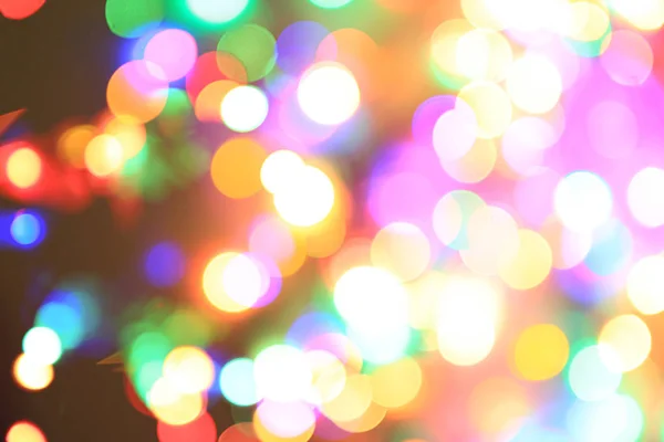 非常に素敵な背景として色のクリスマス ライト テクスチャ — ストック写真