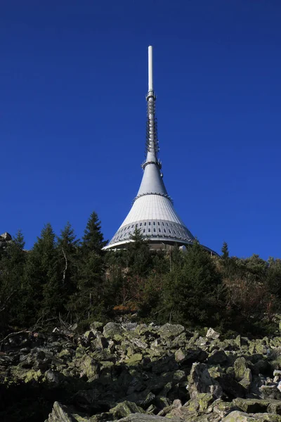 Torre Jested Nella Natura Nella Repubblica Ceca — Foto Stock