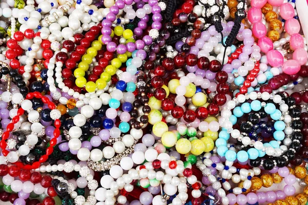 Color Glass Other Bracelet Collection Nice Background — Stock Photo, Image