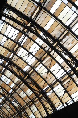 ayrıntı Prag Tren station'ın kapağını güzel arka plan olarak