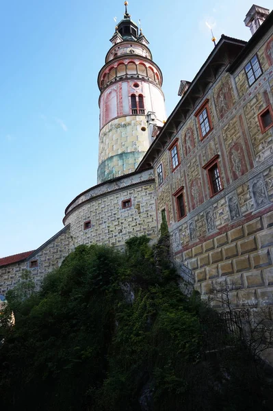 Romantische Burg Krumlov Der Tschechischen Republik — Stockfoto