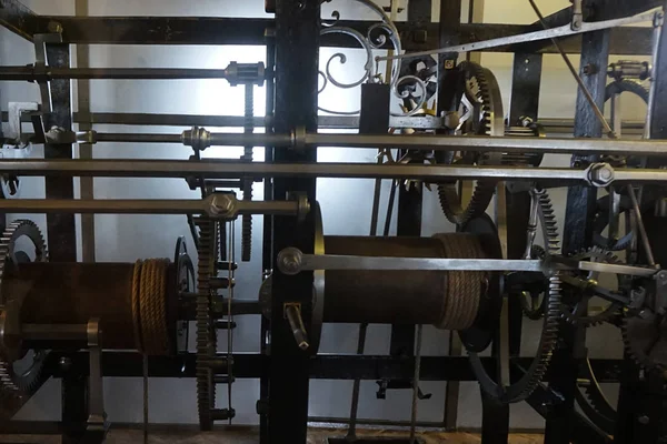 eski kule saati makine çok güzel teknoloji arka plan olarak