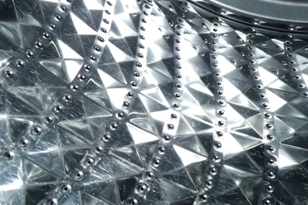 Metal krom doku güzel arka plan olarak kurutma makinesi