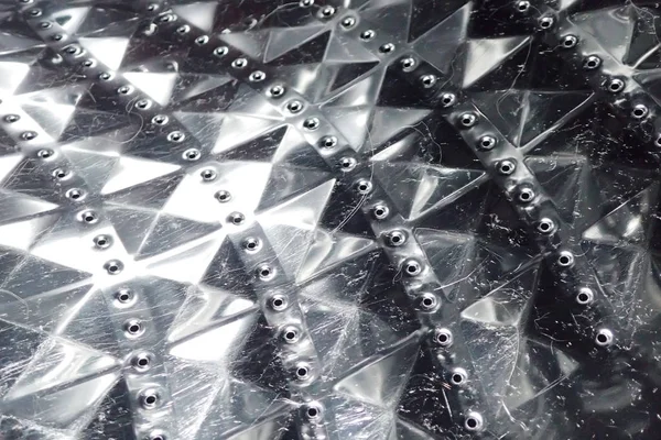 Metal krom doku güzel arka plan olarak kurutma makinesi