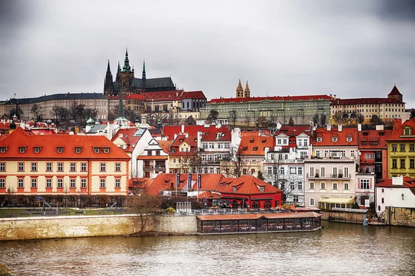 Prager Burg Der Tschechischen Republik Als Symbol Des Tourismus — Stockfoto