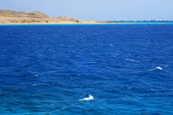 Mare Blu Egitto Come Sfondo Bello — Foto Stock