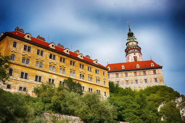 Romantico Castello Cesky Krumlov Nella Repubblica Ceca — Foto Stock