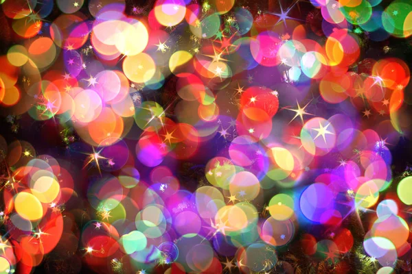 Christmas Abstract Background Xmas Lights — Stock Photo, Image
