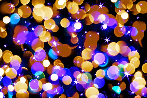 Abstract Color Background Christmas Lights — Stock Photo, Image