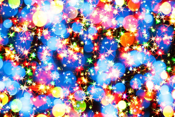 Abstrakte Farbhintergrund Aus Der Weihnachtsbeleuchtung — Stockfoto