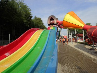 Su Parkı güzel aquapark eğlence olarak kızak
