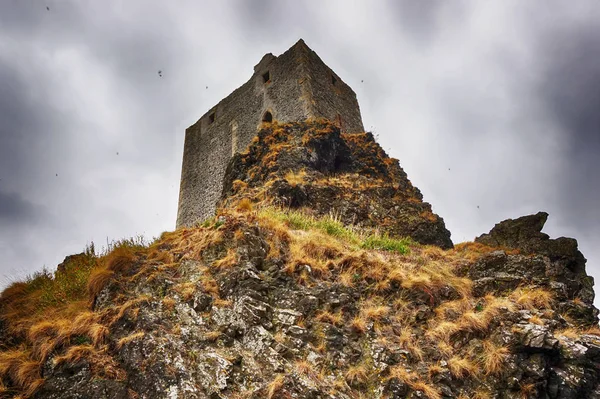 Castelo Trosky Velho Como Lugar Mais Romântico República Checa — Fotografia de Stock