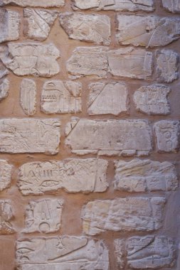 Mısır 'dan gelen hiyerogliflerin dokusu çok güzel bir arka plan.