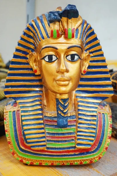 Tutankhamun Statue Nice Souvenir Egypt — Stock Photo, Image