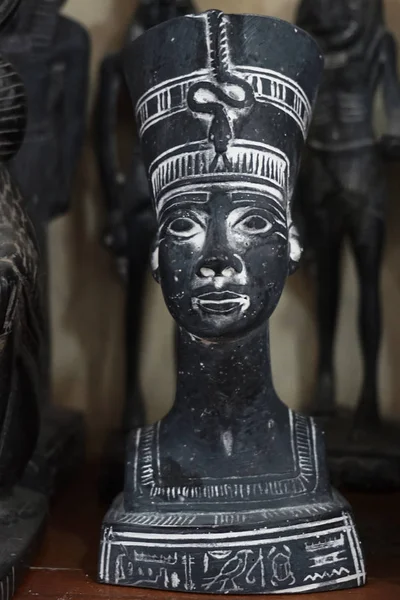 Pequeña Estatua Nefertiti Como Bonito Recuerdo Egipto — Foto de Stock