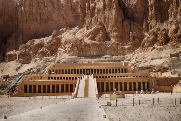 Gamla Templet Hatshepsut Egypten — Stockfoto