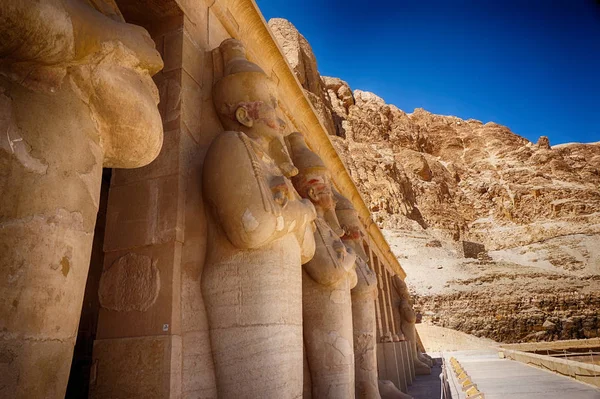 Gamla Templet Hatshepsut Egypten — Stockfoto