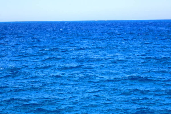 Blått Vatten Konsistens Från Havet Som Fin Bakgrund — Stockfoto