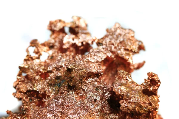 Kobbermetallstruktur Som Meget Fin Mineralbakgrunn – stockfoto