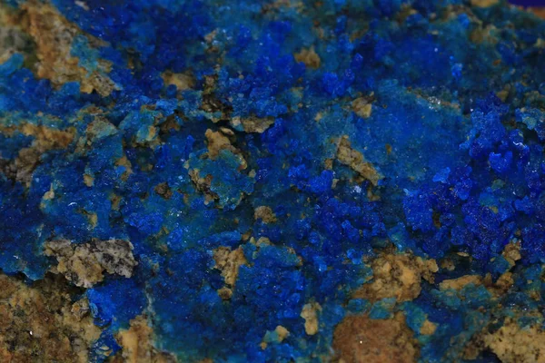 Φυσικό Μπλε Βιτριόλι Από Τσεχία Θέση Εμποδίων Zlate Hory — Φωτογραφία Αρχείου