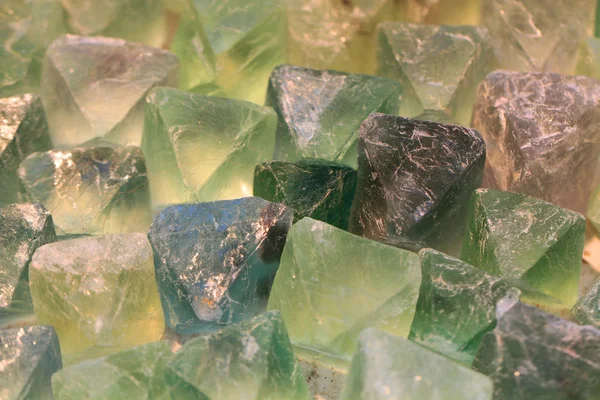 fluorite green crystal texture as nice mineral background