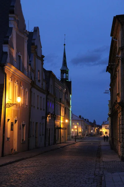 City Hall Ban Vidnava Város Cseh Köztársaság — Stock Fotó