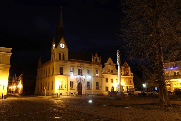 City Hall Ban Vidnava Város Cseh Köztársaság — Stock Fotó