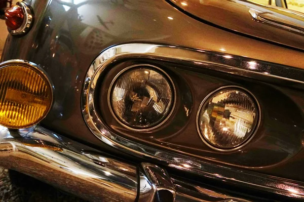 Lehké Detail Staré Auto Jako Velmi Pěkné Pozadí — Stock fotografie