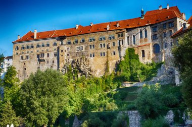 Cesky Krumlov Kalesi olarak güzel unesco mimarisi