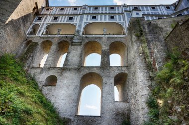 Cesky Krumlov Kalesi olarak güzel unesco mimarisi