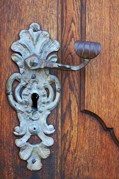 Old Door Handle Very Nice History Background — Stock Photo, Image