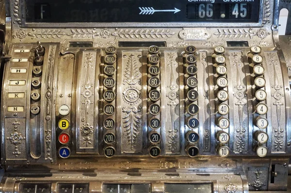 Old Cash Register Detail Nice Background — Stock Photo, Image