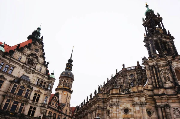 Detalhe Arquitetura Dresden Como Fundo História — Fotografia de Stock