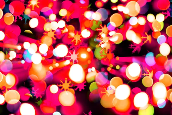 Colore Natale Luci Texture Come Sfondo Molto Bello — Foto Stock