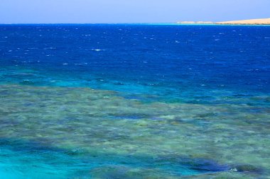 mavi su doku güzel arka plan olarak sıcak Mısır'dan
