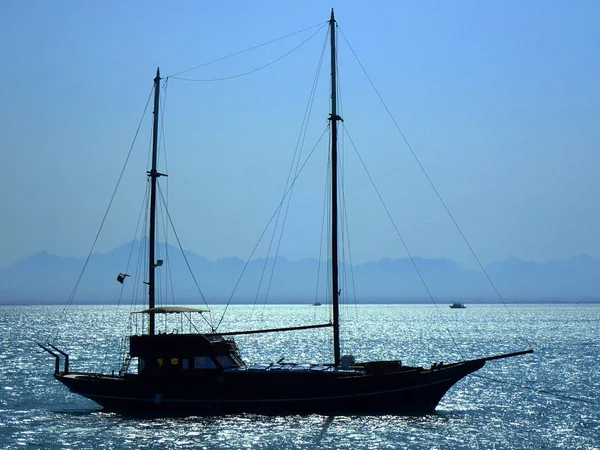 Gamle Sjøyacht Rødehavet – stockfoto