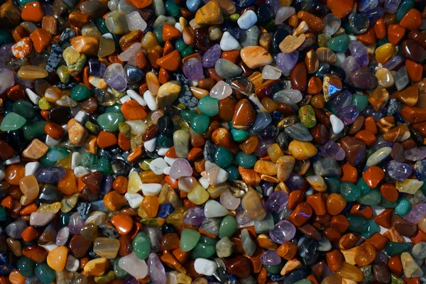 Olika Mineral Insamling Som Mycket Fin Naturlig Bakgrund — Stockfoto