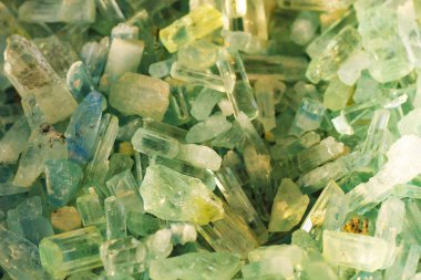 Akuamarin mineral doku çok güzel doğal arka plan olarak