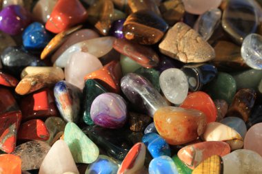 çok güzel doğal arka plan olarak farklı mineral koleksiyon