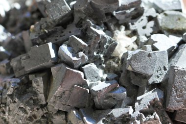 galenite mineral doku çok güzel doğal arka plan olarak