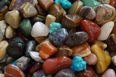 çok güzel doğal arka plan olarak farklı mineral koleksiyon