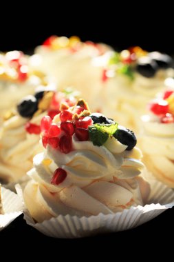 çok güzel yemek arka plan olarak küçük tatlı tatlılar