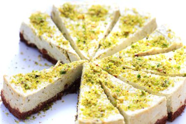 fıstıklı kek çok güzel yiyecek arka plan olarak