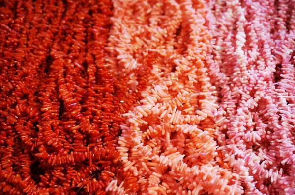 红色珊瑚纹理作为非常漂亮的豪华背景 — 图库照片