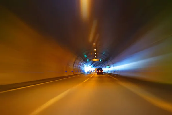 Road Tunnel Speed Transport — Stock Photo, Image