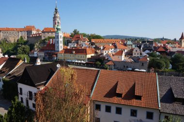Romantik Cesky Krumlov kale Çek Cumhuriyeti