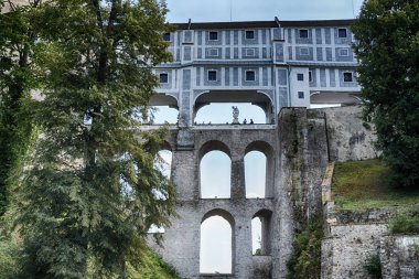 Romantik Cesky Krumlov kale Çek Cumhuriyeti